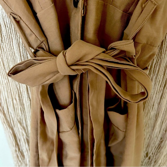 Zara camel button down dress - Picture 13 of 14